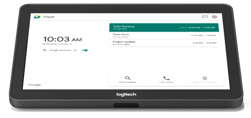 Logitech Tap 25,6 cm (10.1") Pantalla Controlador Táctil Videoconferencias | 1280 x 800 Pixeles | Video Conferencias
