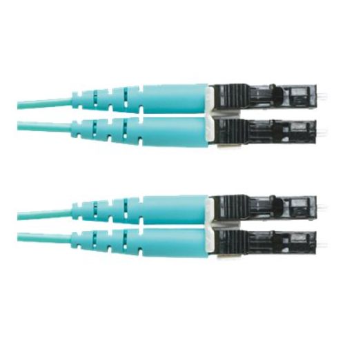 Cable de Fibra Óptica Panduit Opti-Core de 1 metro (LC Duplex, OM4, LSZH, Azul Claro) | Computación 🖥️