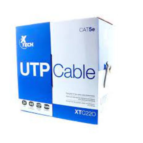 Cable XTech RJ-45 (305 Metros, UTP, Cat5e, Gris) | Cat5e (100MHz)