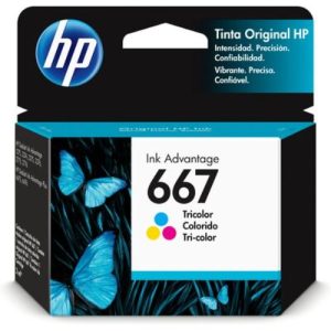 HP 667 Original | Cartucho de Tinta | Ink Advantage | Tricolor | Tintas HP Originales