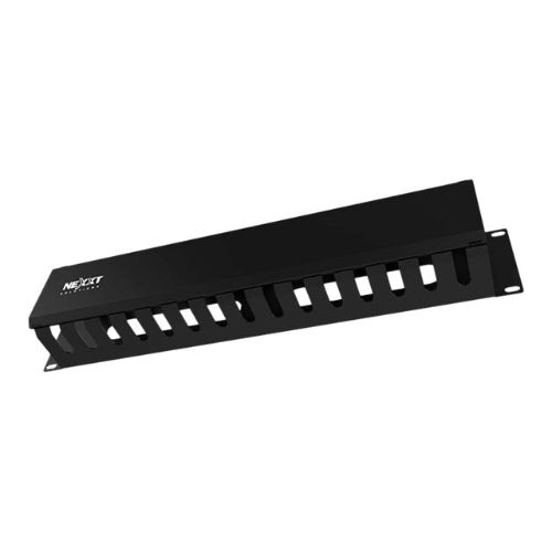 Organizador de Cables Nexxt NPM-DH2UB de 19“ (Horizontal, 30 ranuras, 2U) | Cableado Estructurado