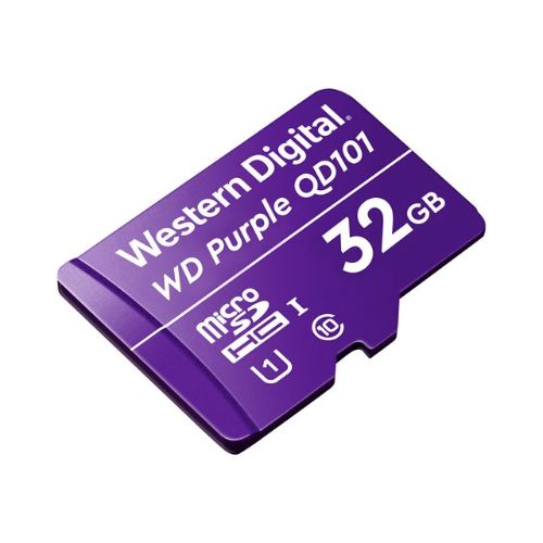 MicroSD Western Digital Purple SC QD101 32GB, Class 10, Speed Class 1 | Tarjetas MicroSD