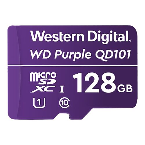 MicroSD Western Digital Purple SC QD101 128GB, Class 10, Speed Class 1 | Tarjetas MicroSD