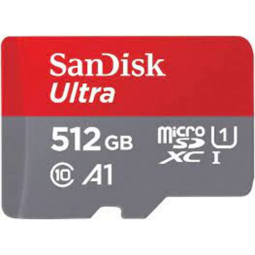 MicroSD SanDisk Ultra 512GB, UHS-I, A1, Clase 10, con Adaptador SD | Tarjetas MicroSD