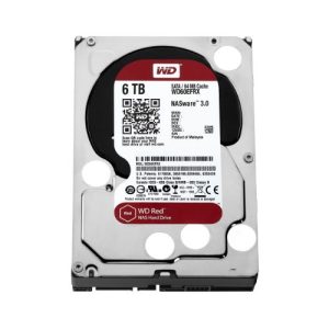 Disco Duro para NAS Western Digital WD Red 3.5", 6TB, SATA III 6Gb/s, 5400RPM, 256MB Cache | Almacenamiento para Desktops y Portátiles