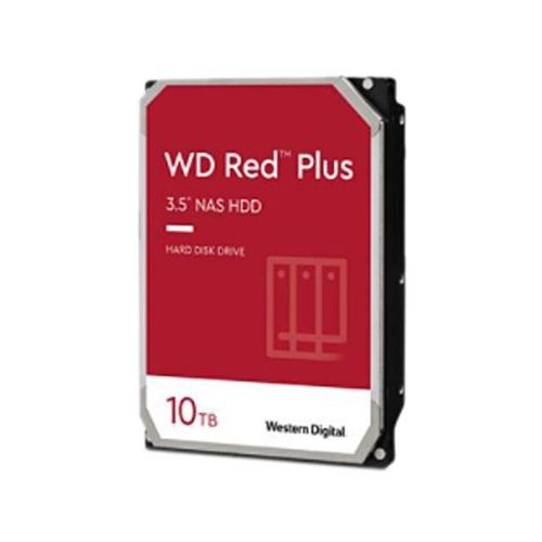 Disco Duro Western Digital Red Plus de 10TB para NAS (3.5“, SATA 6Gb/s, 5400 rpm) | Almacenamiento para Desktops y Portátiles