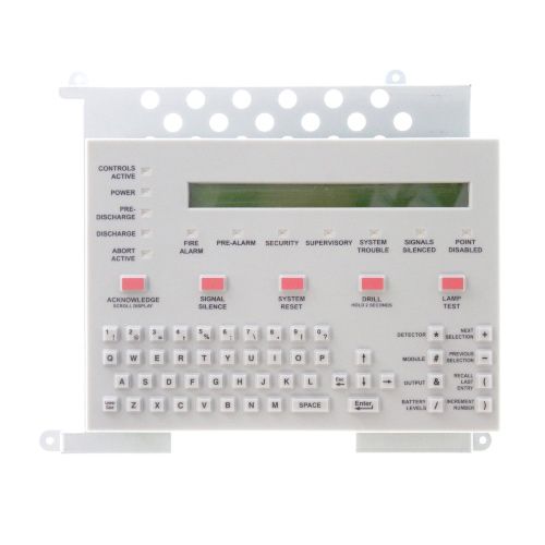 Módulo de Teclado Notificador Notifier KDM-R2-SP, Retroiluminado, Montaje en Panel, 80 Caracteres | Incendio