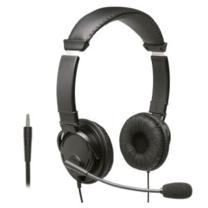 Kensington Audífonos Con Micrófono Hifi, Over-Ear, Conexión Jack 3.5Mm, Negro | Audifonos 🎧