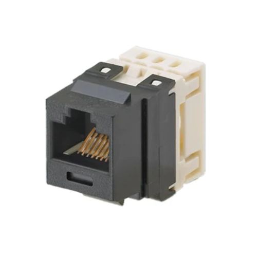 Módulo Conector Panduit Keystone RJ45 (Cat 6, UTP, Negro) | Computación 🖥️
