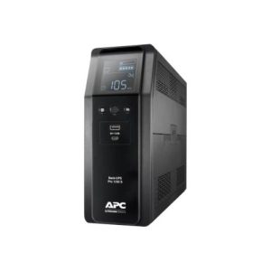 UPS APC SAI Back UPS Pro BR 1200 VA (Onda sinusoidal, 8 salidas, AVR, LCD) | UPS / Respaldo de Energía