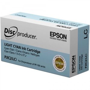 Epson C13S020448 Original | Discproducer PP-50 PP-100 | Cartucho de Tinta | Cian Claro | Tintas Epson Originales