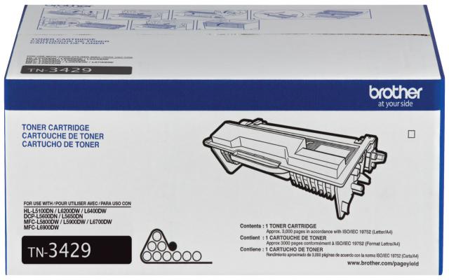 Brother Toner TN 3429 | Negro | Original | Toners