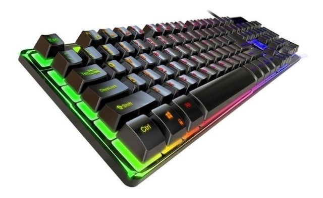 Genius Teclado Gamer Wired Scorpion K8 Gx, Rgb, Semi-Mecánico, Español | Teclados Gamer