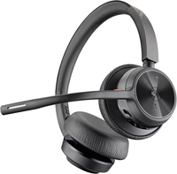 POLY Auriculares Voyager 4320 USB-A con certificación para Microsoft Teams + llave BT700 | Audifonos 🎧