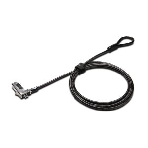 Kensington Cable de Seguridad estandar con clave para ordenadores portátiles NanoSaver® | Portátiles Delgados | Cables de Seguridad Notebook Laptop